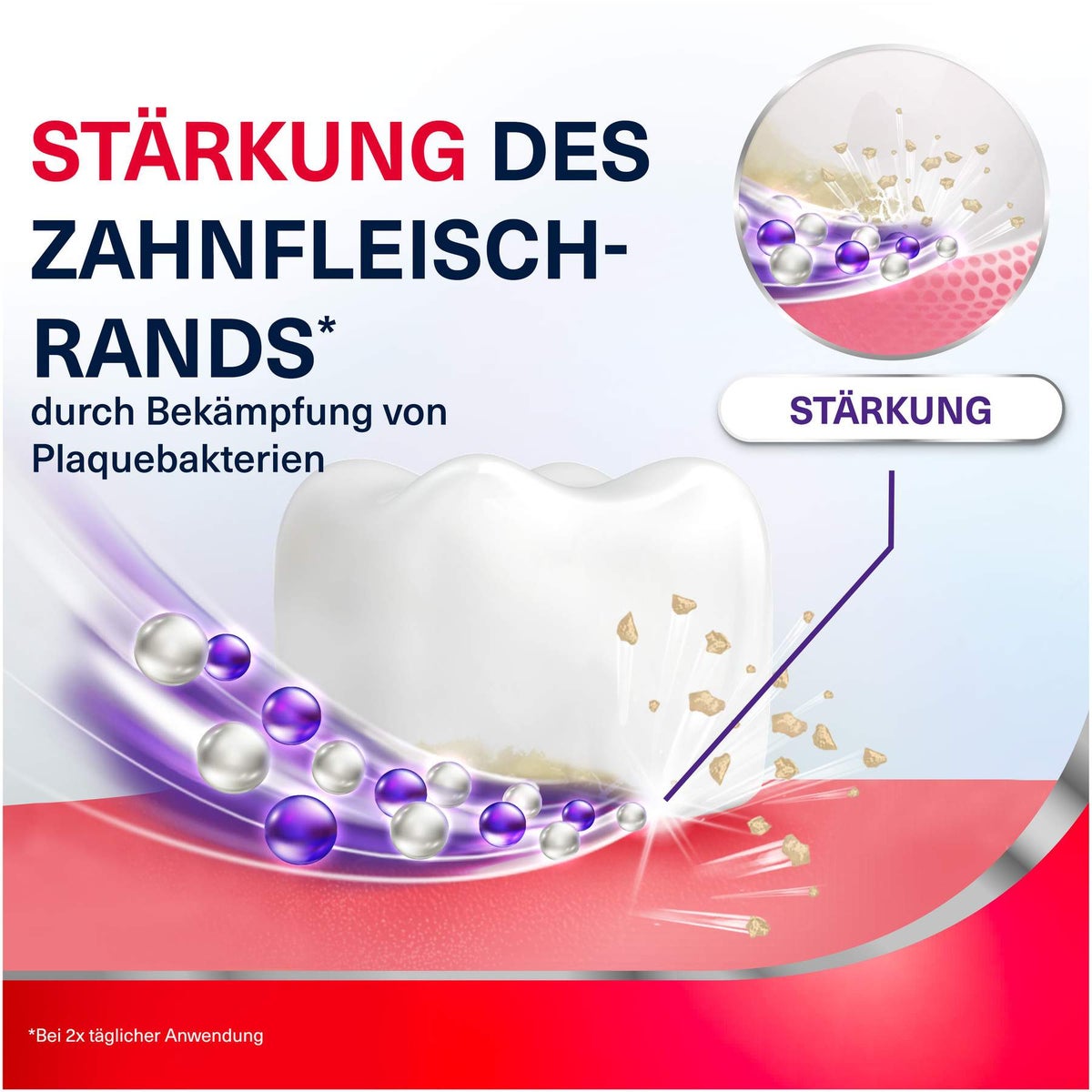 Parodontax Zahnfleisch Stärkung & Schutz, tägliche Mundspülung 300 ml