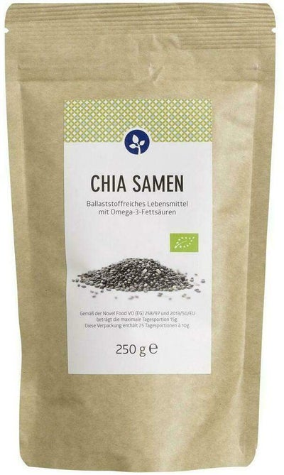 Chia Samen 100 % Bio Kerne 250 G