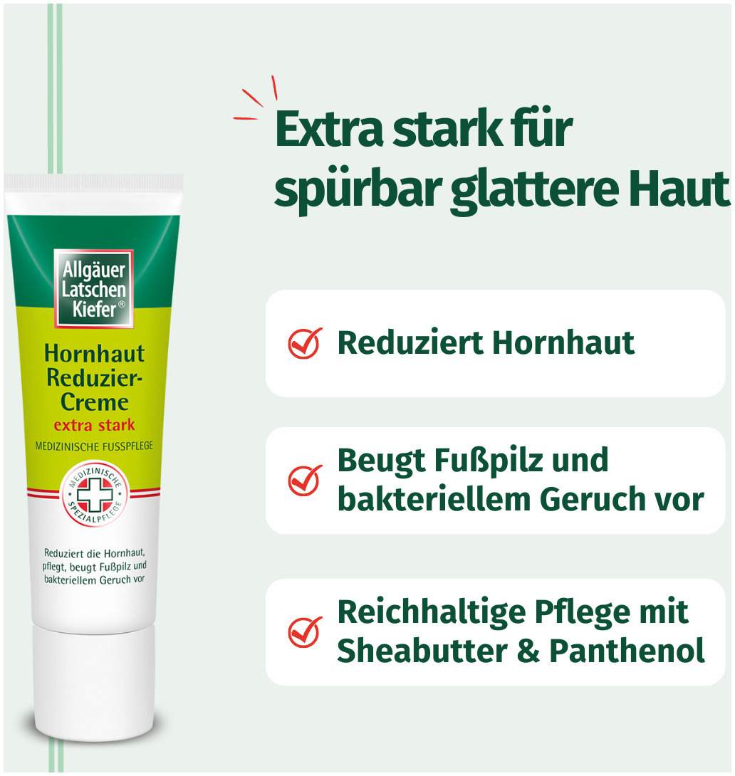 Allgäuer Latschenkiefer Hornhaut Reduziercreme extra stark 30 ml