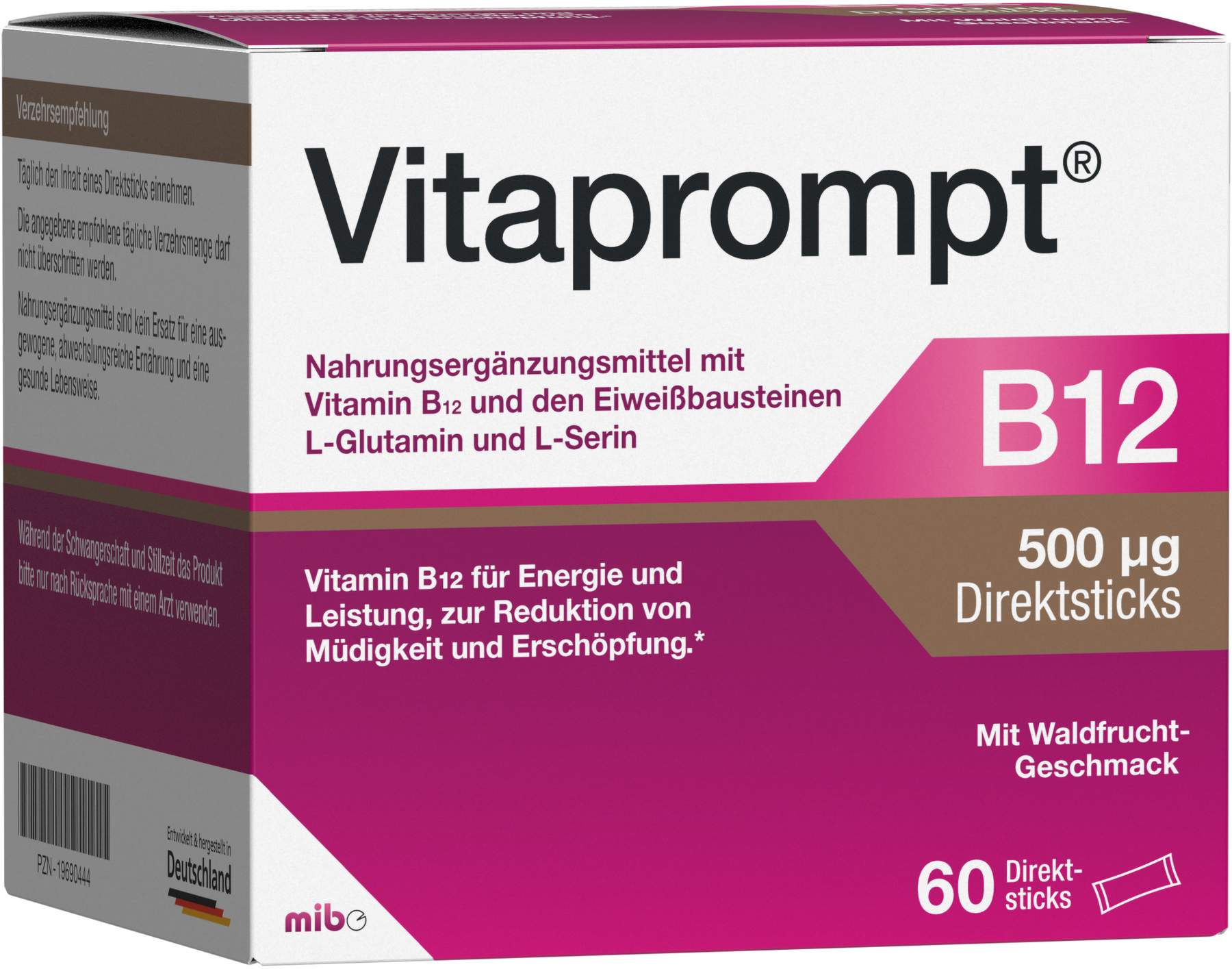 Vitaprompt B12 500 µg Direktsticks 60 Stück