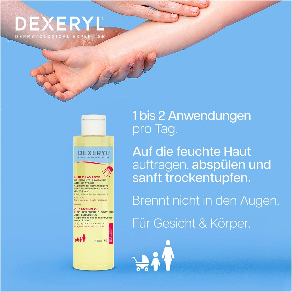 Dexeryl Reinigungsöl 200 ml