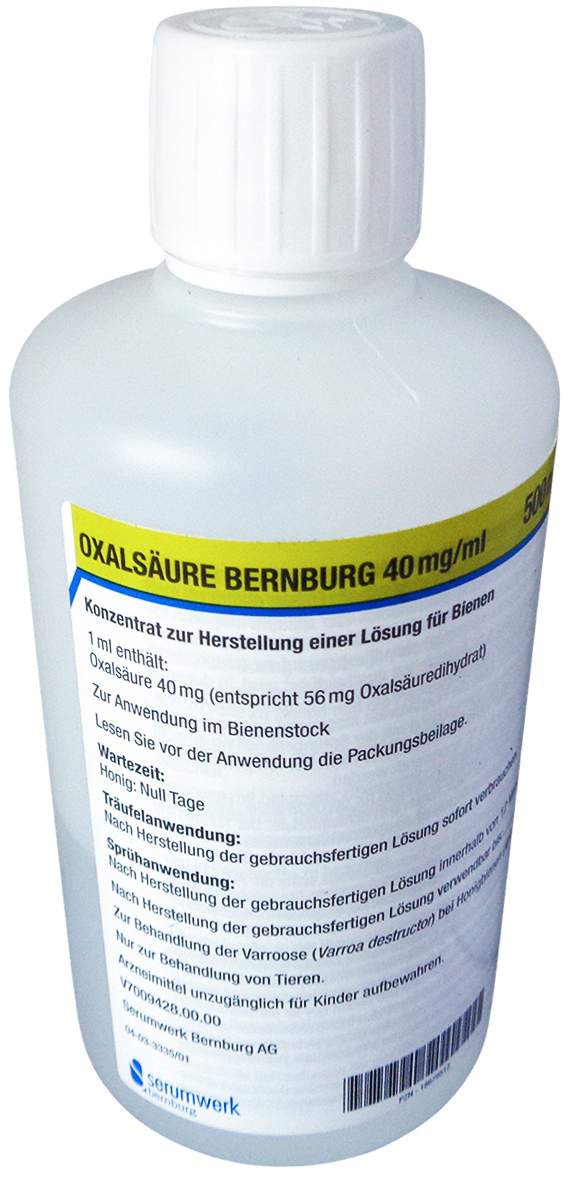 Oxalsäure Bernburg 40 mg Je ml Konz.H.Lsg.F.Bienen