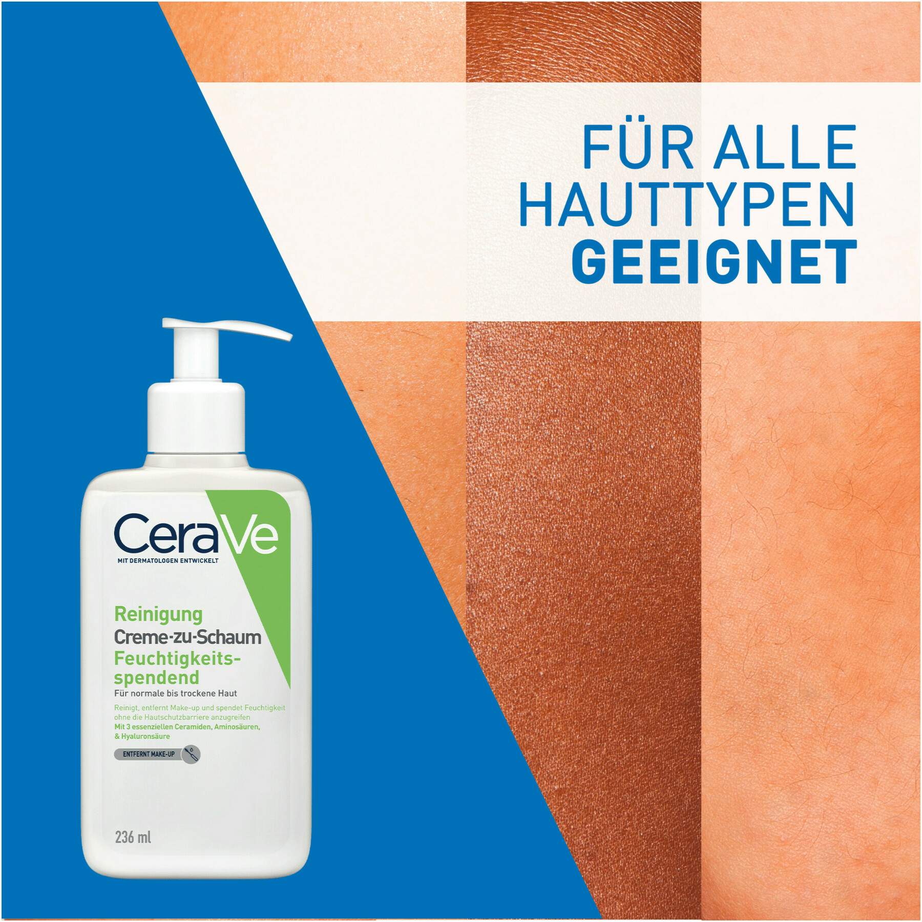 CeraVe Creme-zu-Schaum Reinigung 236 ml