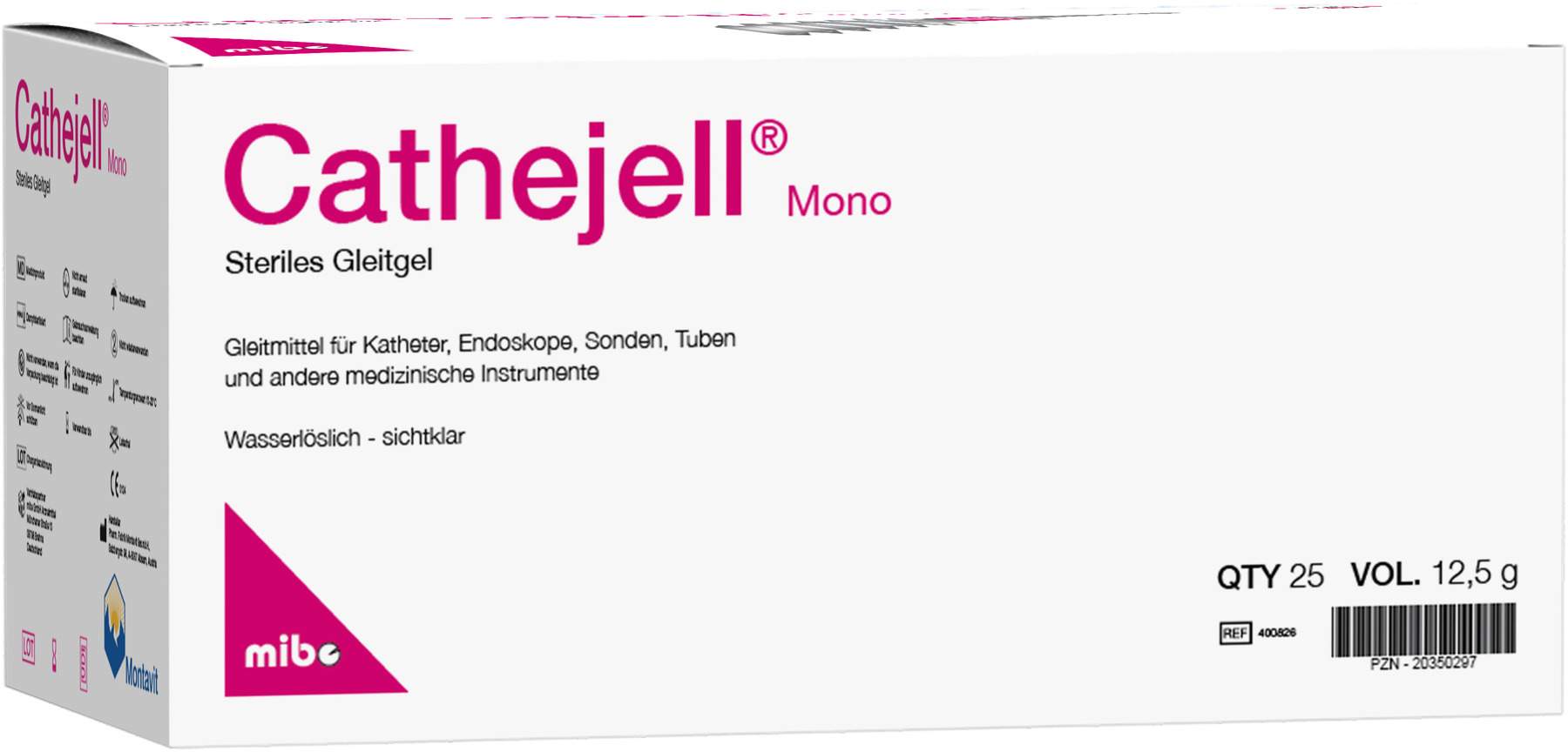 Cathejell Mono steriles Gleitgel ZHS 25 x 12,5 g