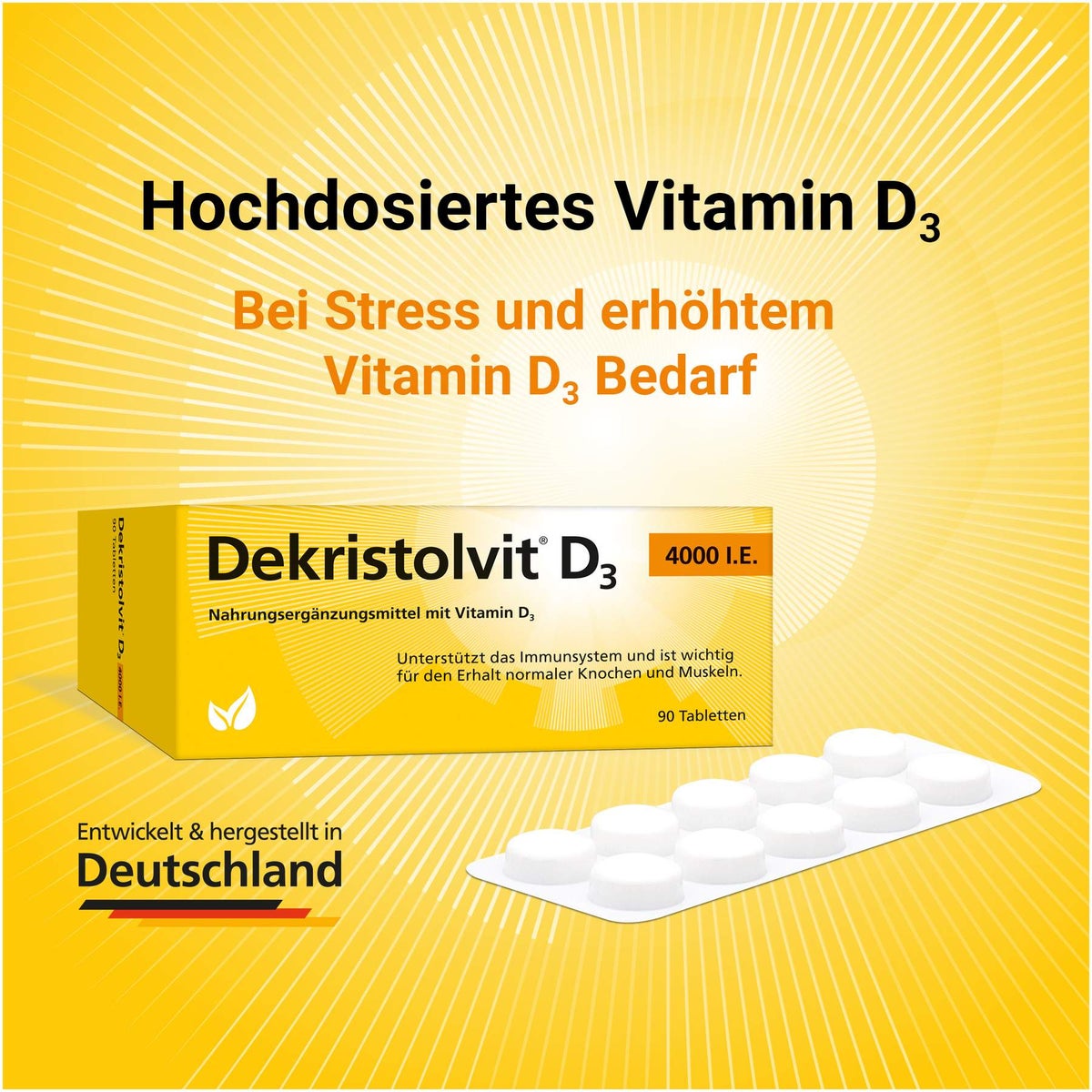 Dekristolvit D3 4.000 I.E. 90 Tabletten