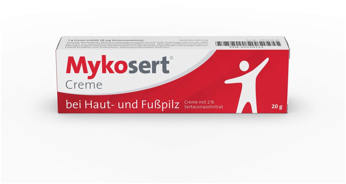 Mykosert Creme bei Haut- und Fußpilz