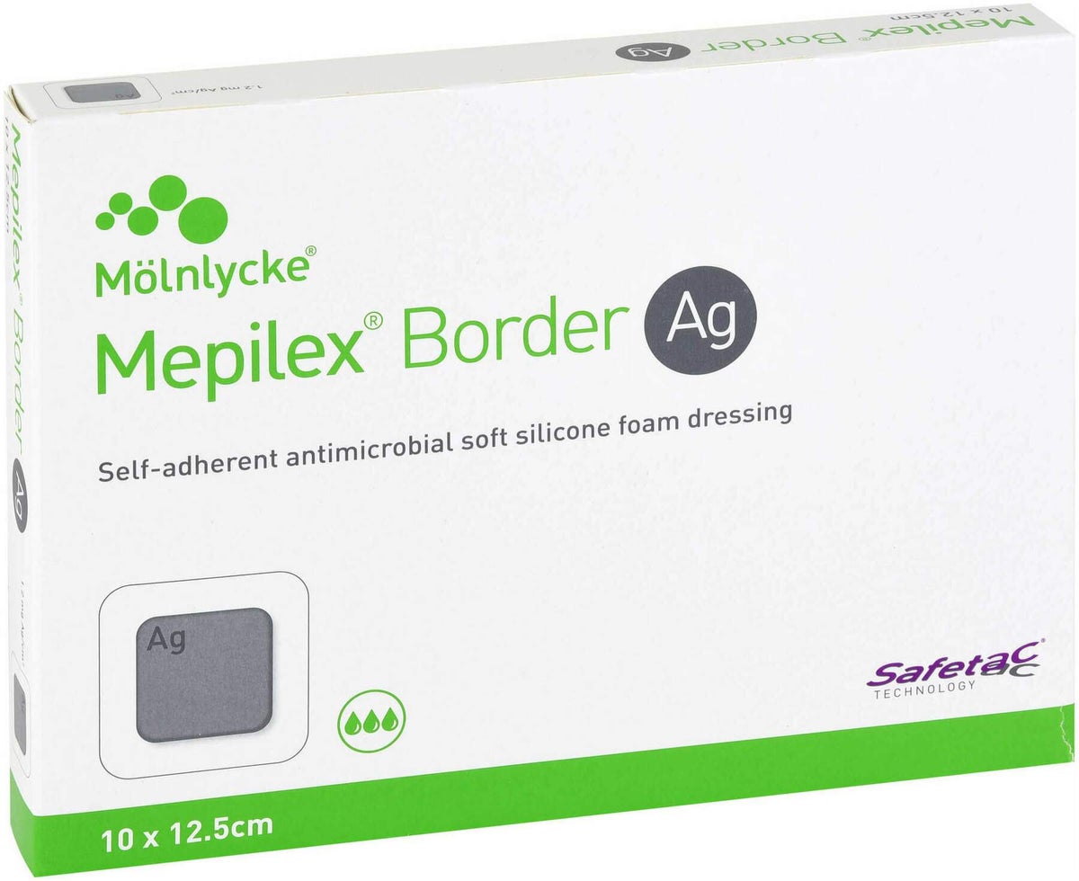 Mepilex Border AG Schaumverb.10x12,5 cm