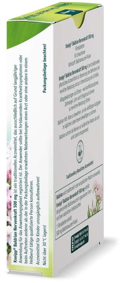 Kneipp Baldrian Nervenkraft 500 mg 30 Filmtabletten