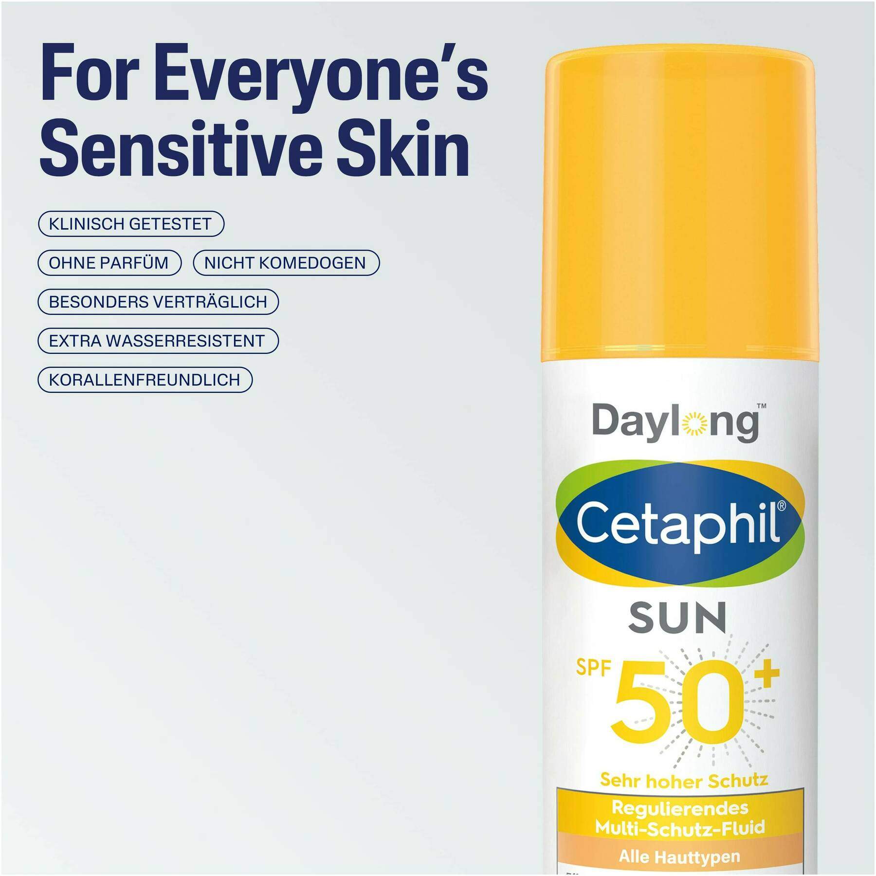 Cetaphil Sun Daylong SPF 50+ regulierendes Multi Schutz Fluid Gesicht 50 ml