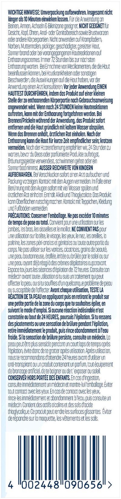 Veet Haarentfernungscreme Sensitive 100 ml Creme