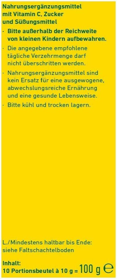 WEPA Ingwer + Honig + Vitamin C Pulver 10 x 10 g