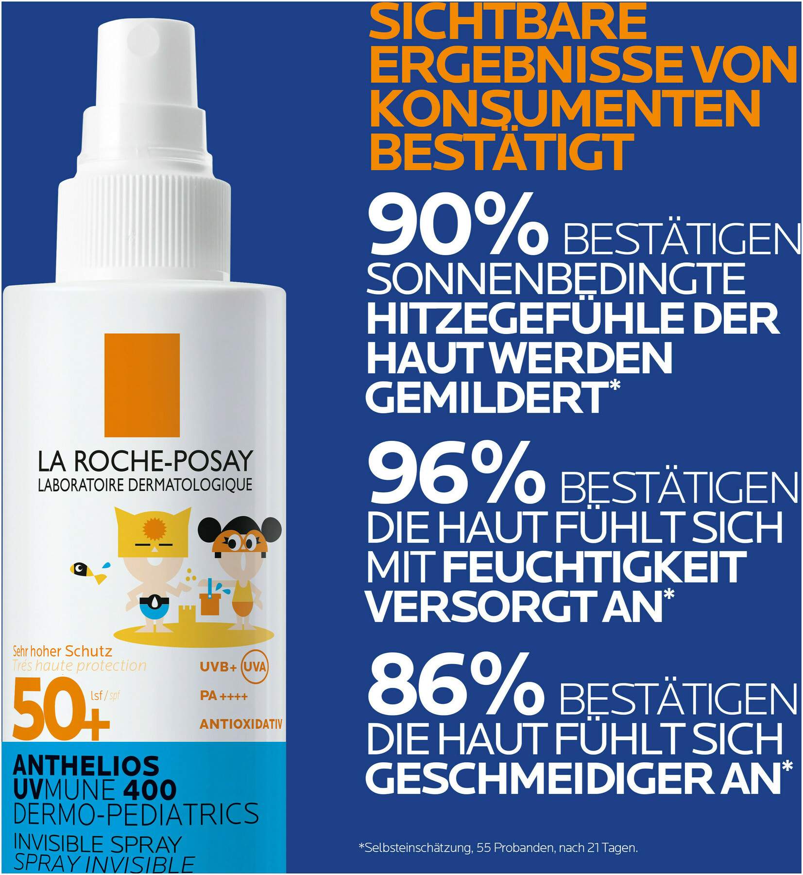 La Roche Posay Anthelios Dermo-Kids Invisible UVMune 400 LSF50 200 ml Spray
