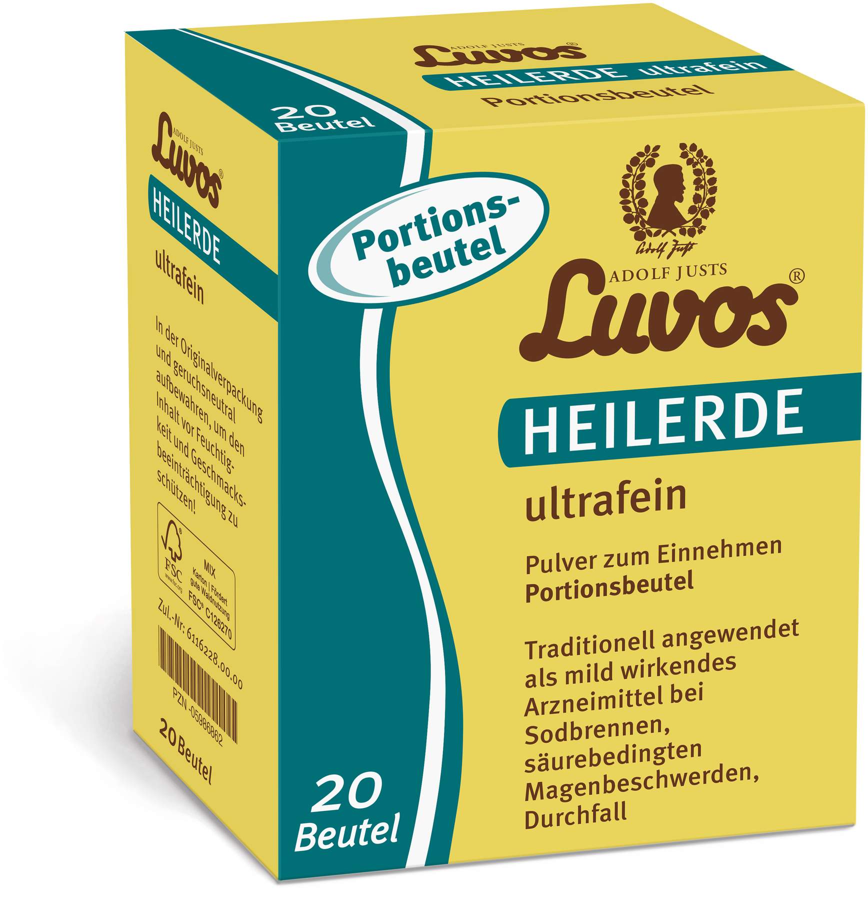 Luvos Heilerde Ultrafein Portionsbeutel 20 X 6,5 G Pulver