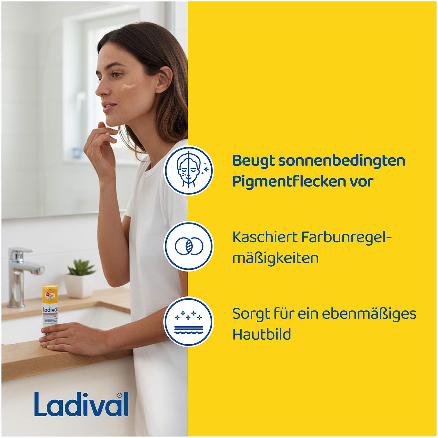 Ladival Anti-Pigment Sonnenschutz- Creme getönt LSF 50+ 50 ml