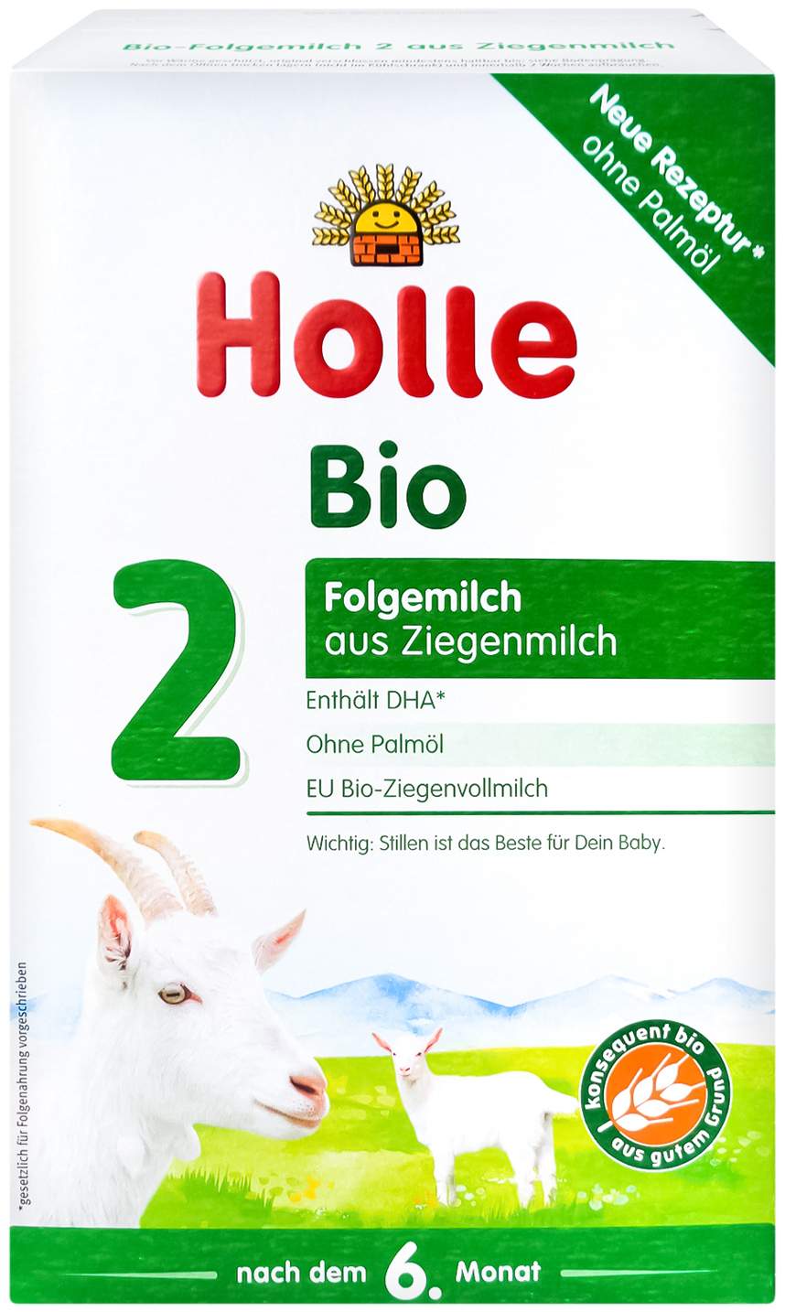 Holle Bio Folgemilch 2 auf Ziegenmilchba