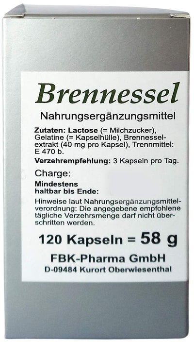 Brennessel 120 Kapseln