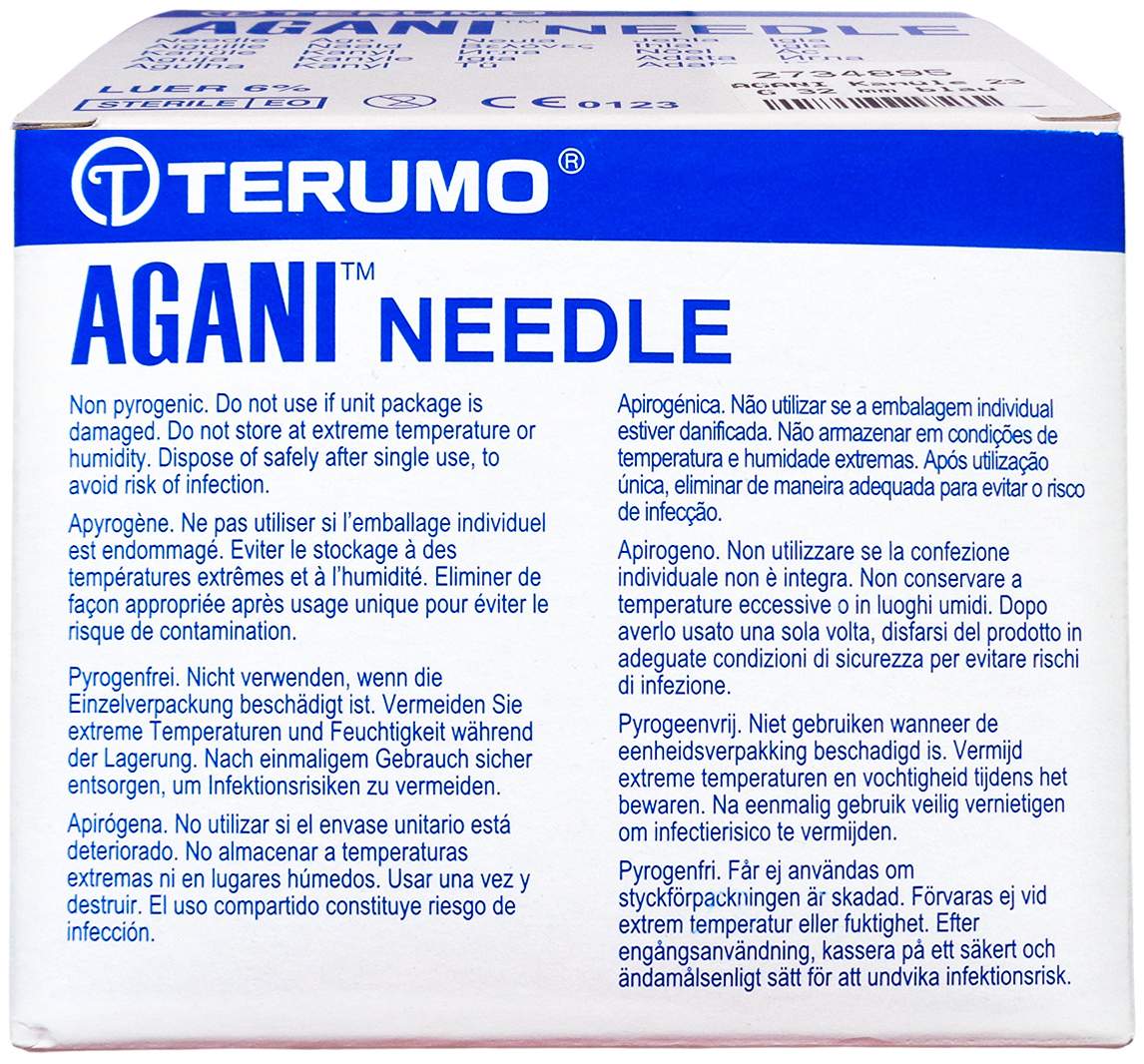 Agani Kanüle 23 G 32 mm Blau