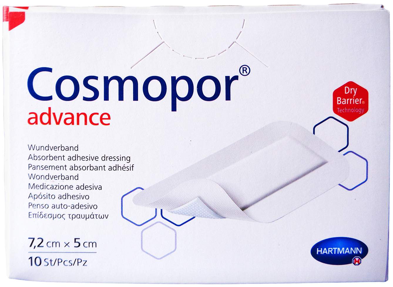 Cosmopor Advance Wundverband 5x7,2 cm
