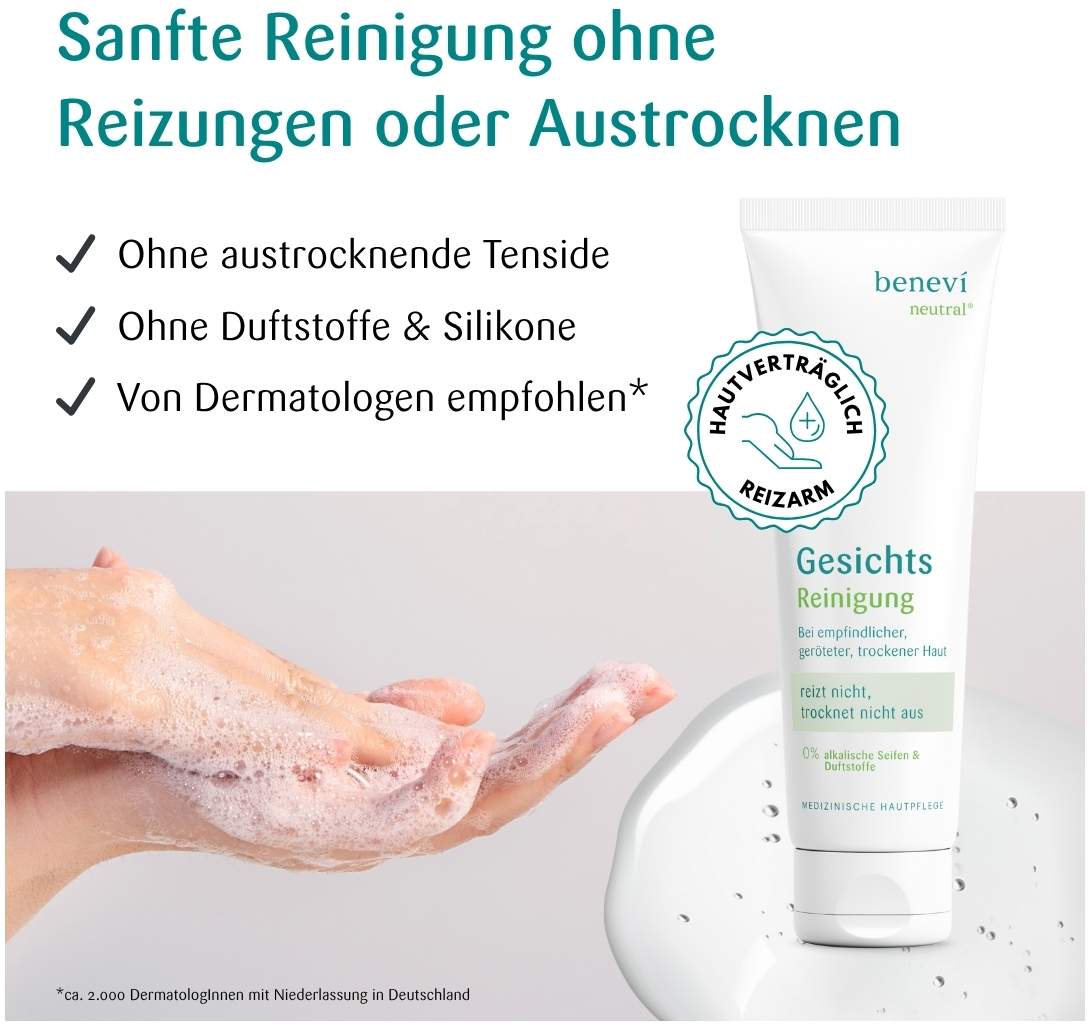 Benevi Neutral Gesichts - Reinigung Gel 125 ml