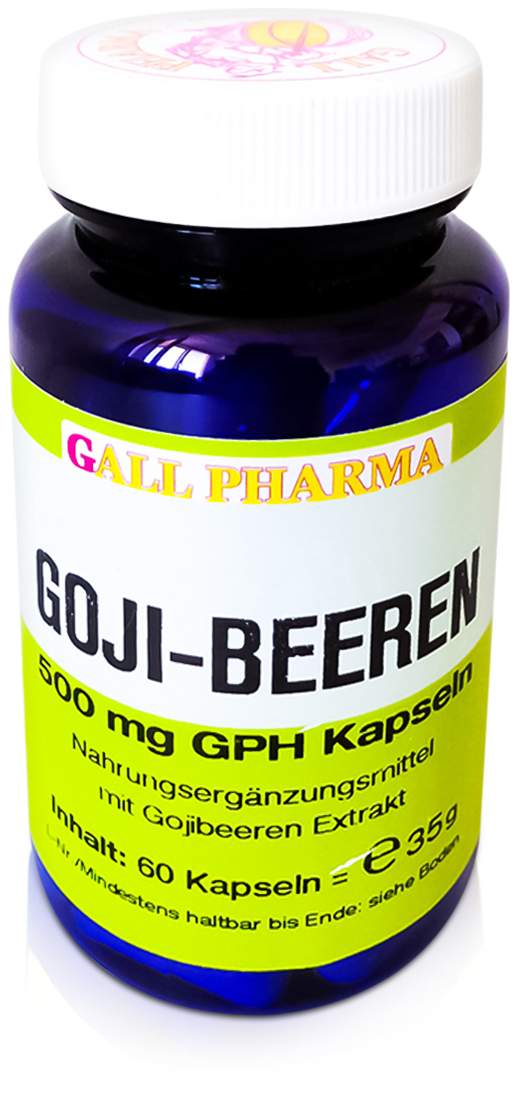 Goji Beeren 500 mg Gph 60 Kapseln