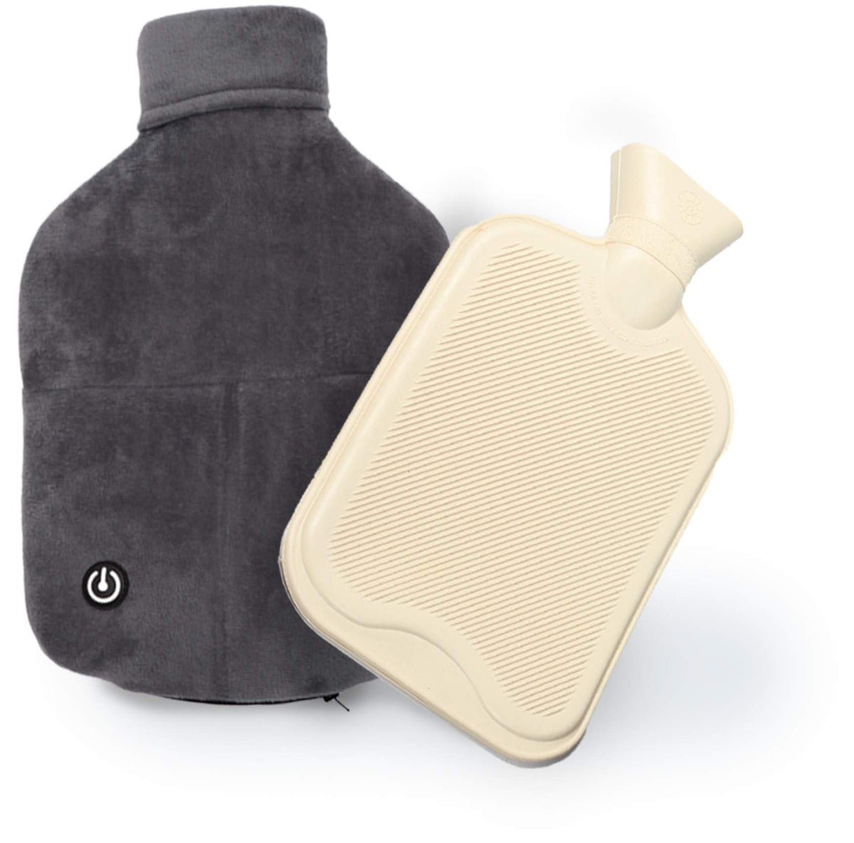 Vital Comfort Vibro-Warm Massage-Wärmflasche Grau 1 Stück kaufen