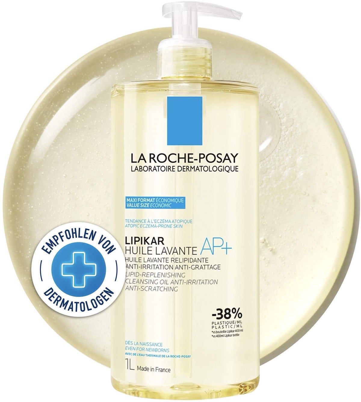 La Roche Posay Lipikar Dusch- und Badeöl AP+ 1000 ml