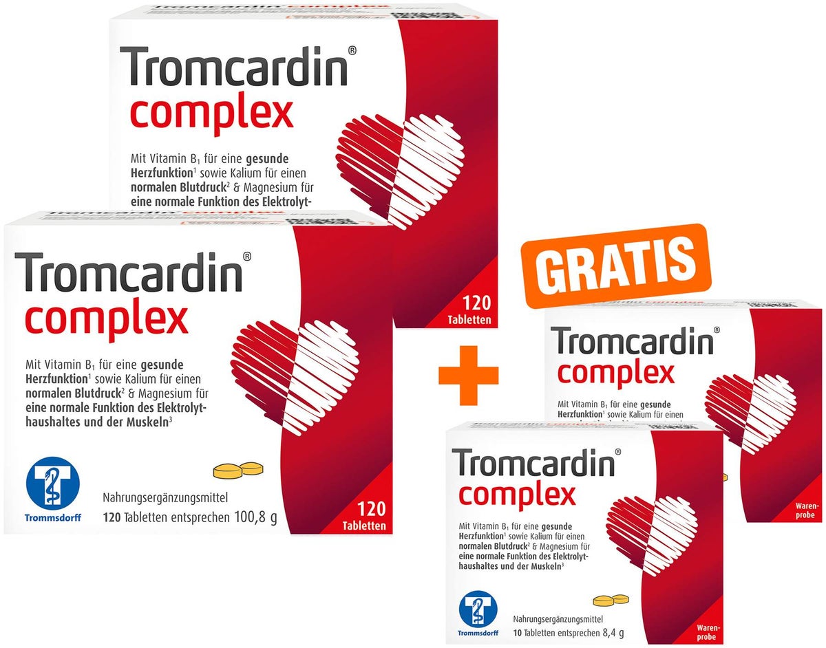 Tromcardin complex 2 x 120 Tabletten + gratis 20 Tabletten