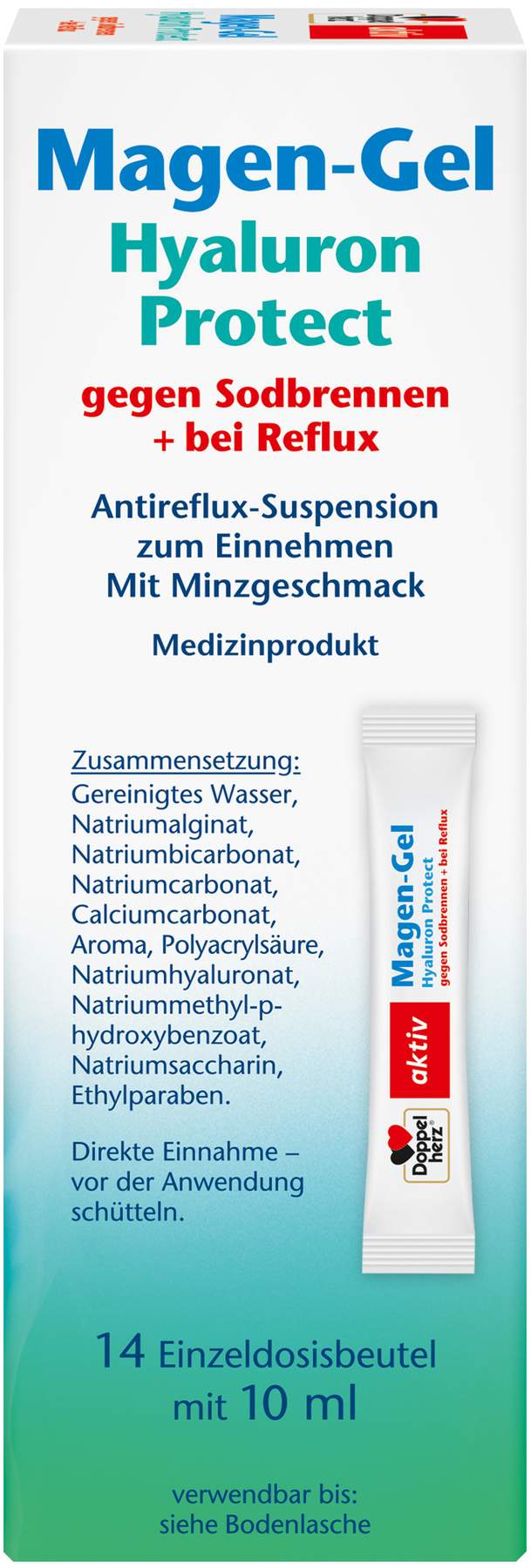 Doppelherz Magen-Gel Hyaluron Protect 14 x 10 ml Beutel