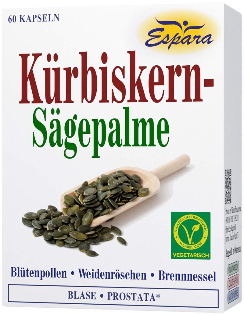 Kürbiskern Sägepalme 60 Kapseln