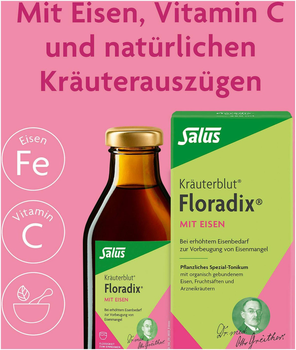 Floradix mit Eisen Flüssigkeit zum Einnehmen 700 ml