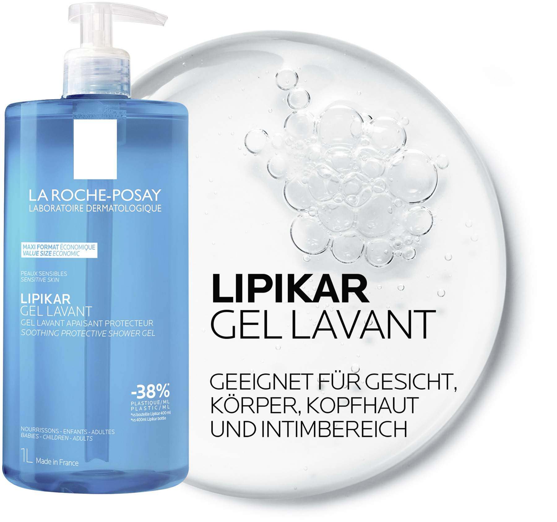 La Roche Posay Lipikar Gel Lavant 1000 ml