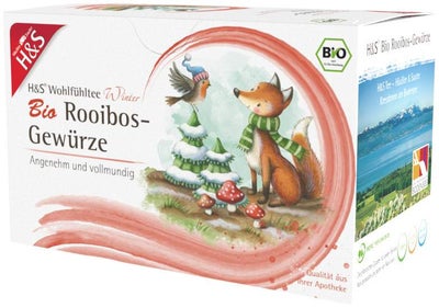 H&S Wintertee Bio Rooibos-Gewürze 20 X 2 G Filterbeutel