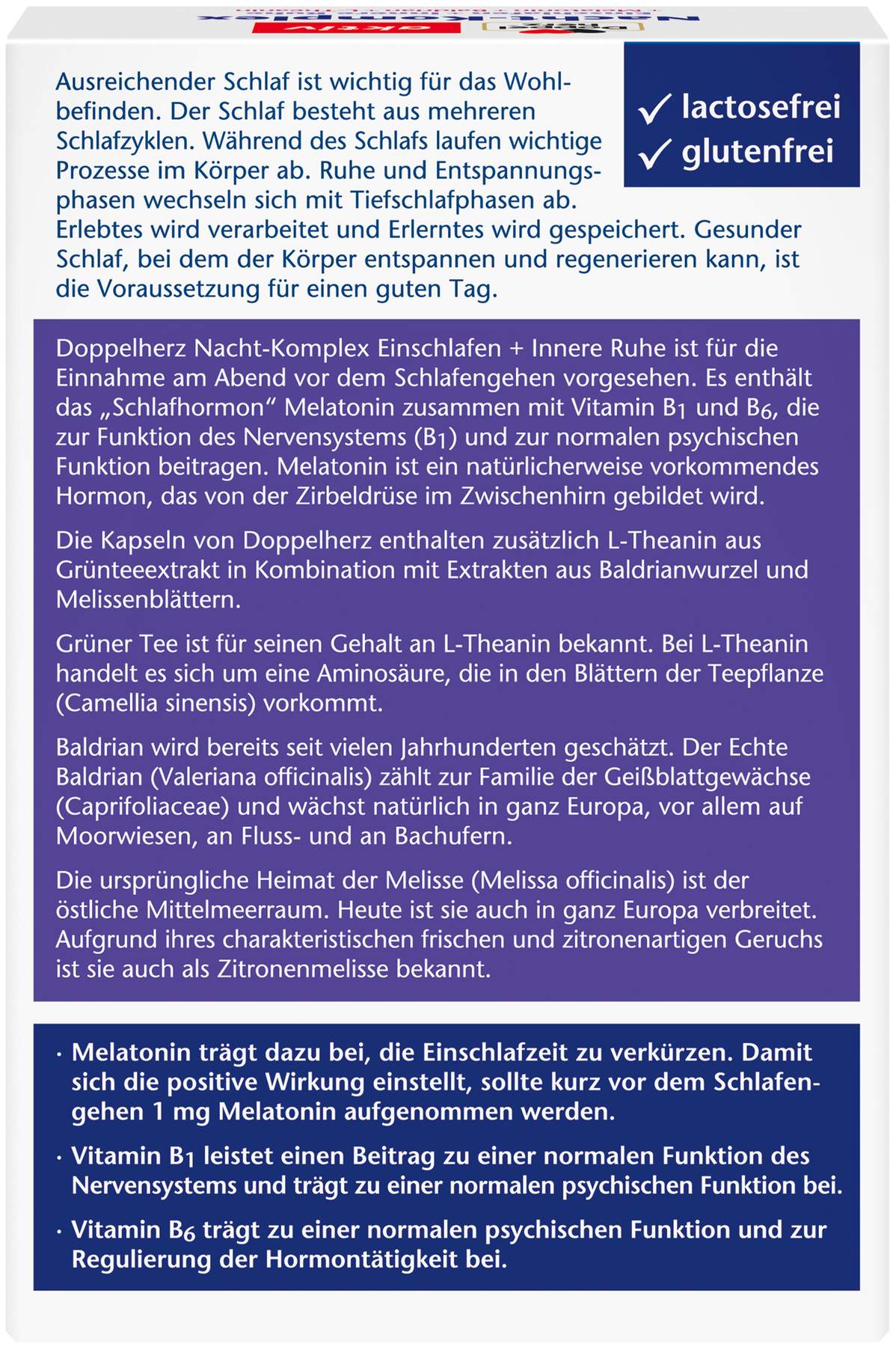 Doppelherz Aktiv Nacht-Komplex Kapseln 30 Stück
