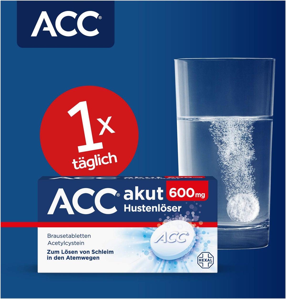 ACC akut 600 mg Hustenlöser 40 Brausetabletten