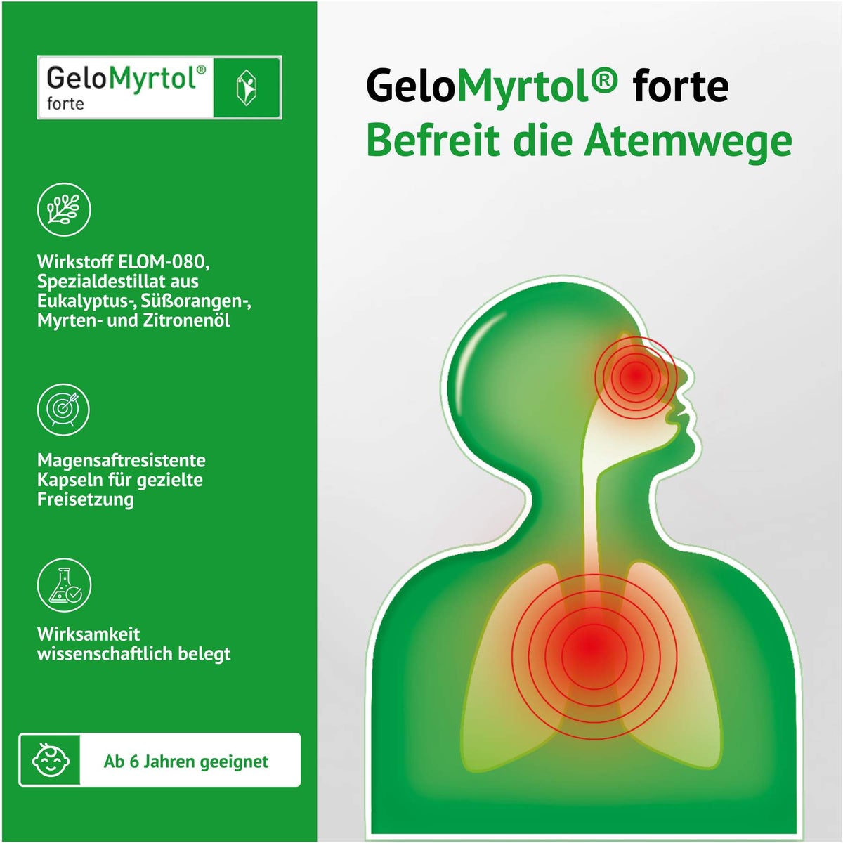 Gelomyrtol forte 60 Kapseln