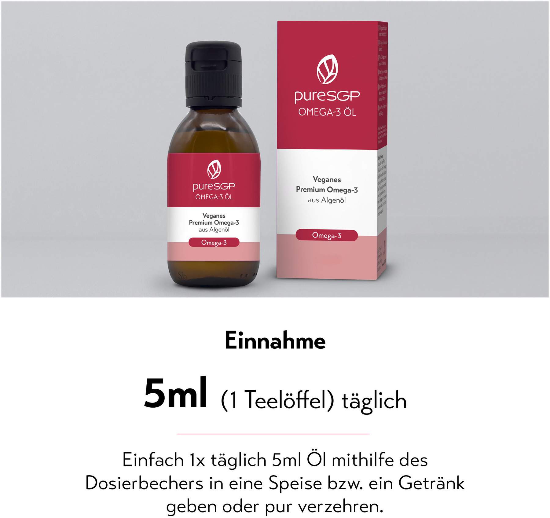 PureSGP Omega-3 Öl Tropfen 150 ml