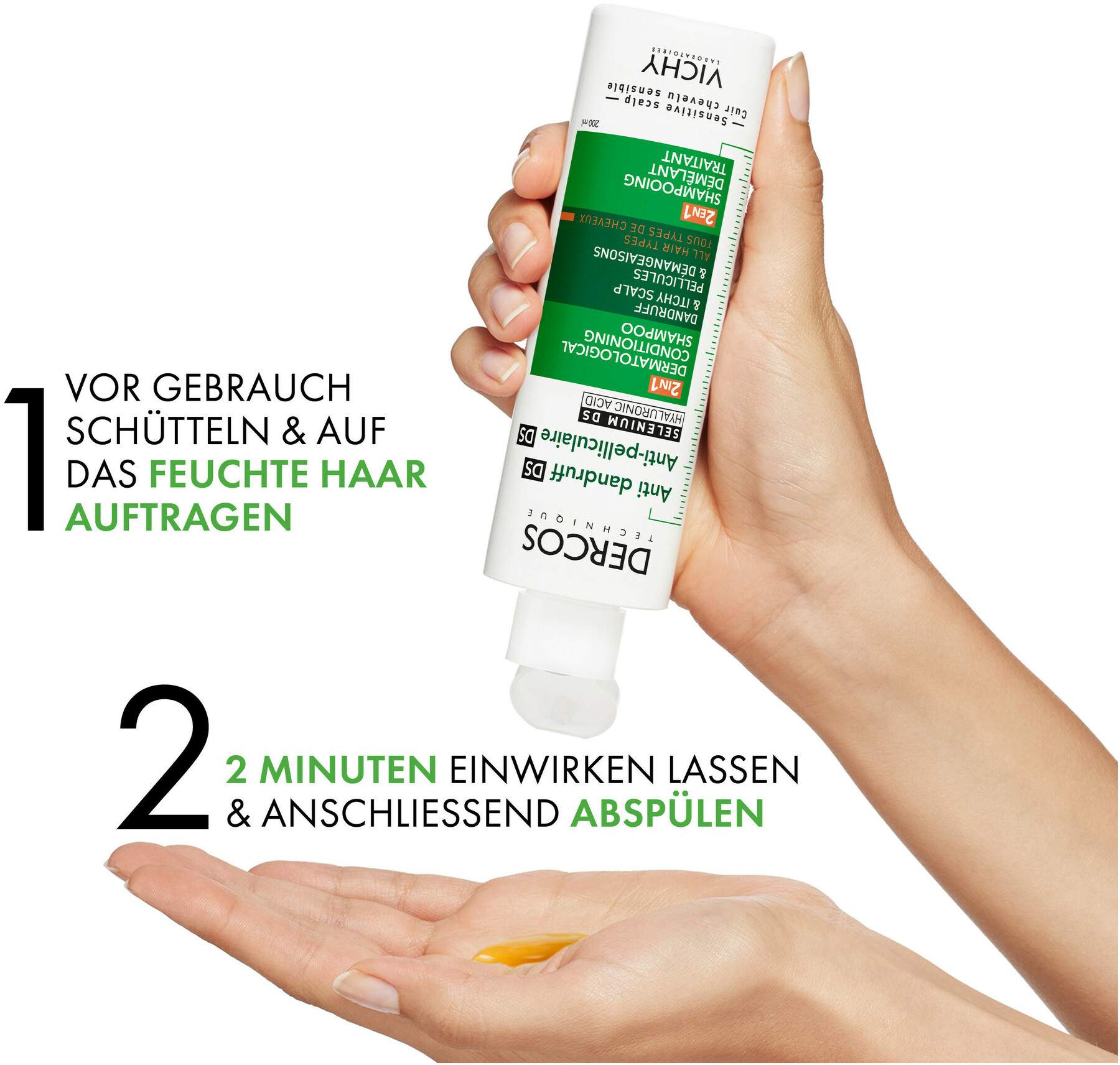 Vichy Dercos Anti-Schuppen 2in1 Shampoo + Conditioner 390 ml