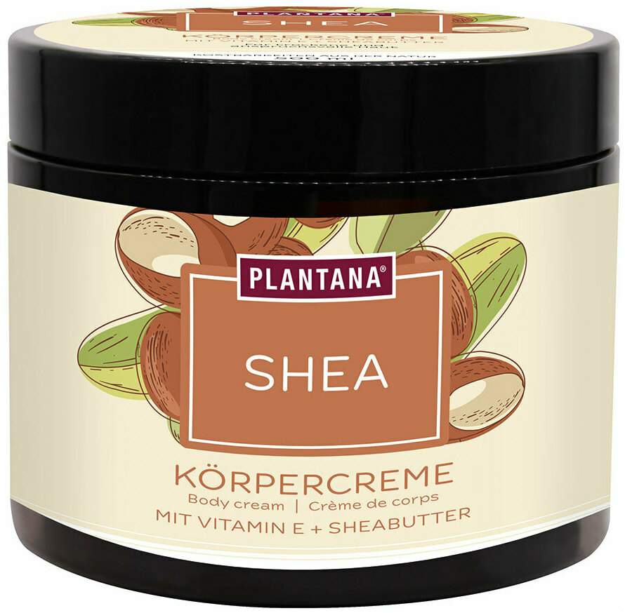 Plantana Shea Körpercreme Sheabutter Mit Vitamin E 500 ml