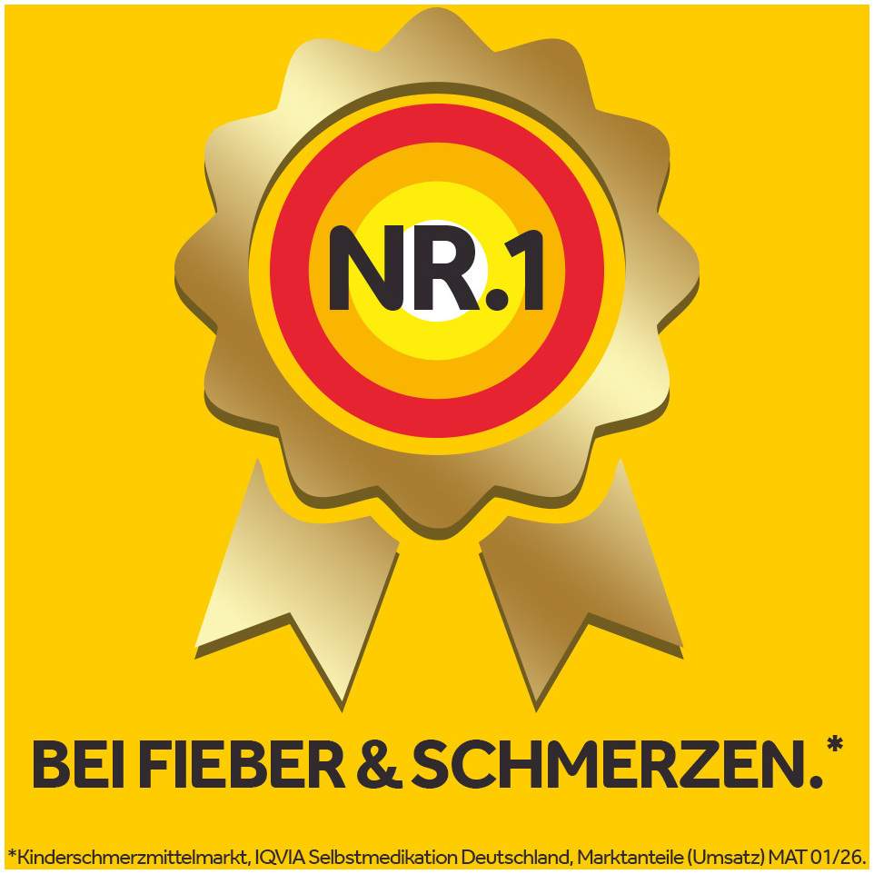 Nurofen Junior Fieber- & Schmerzsaft Orange 40 mg pro ml 100 ml