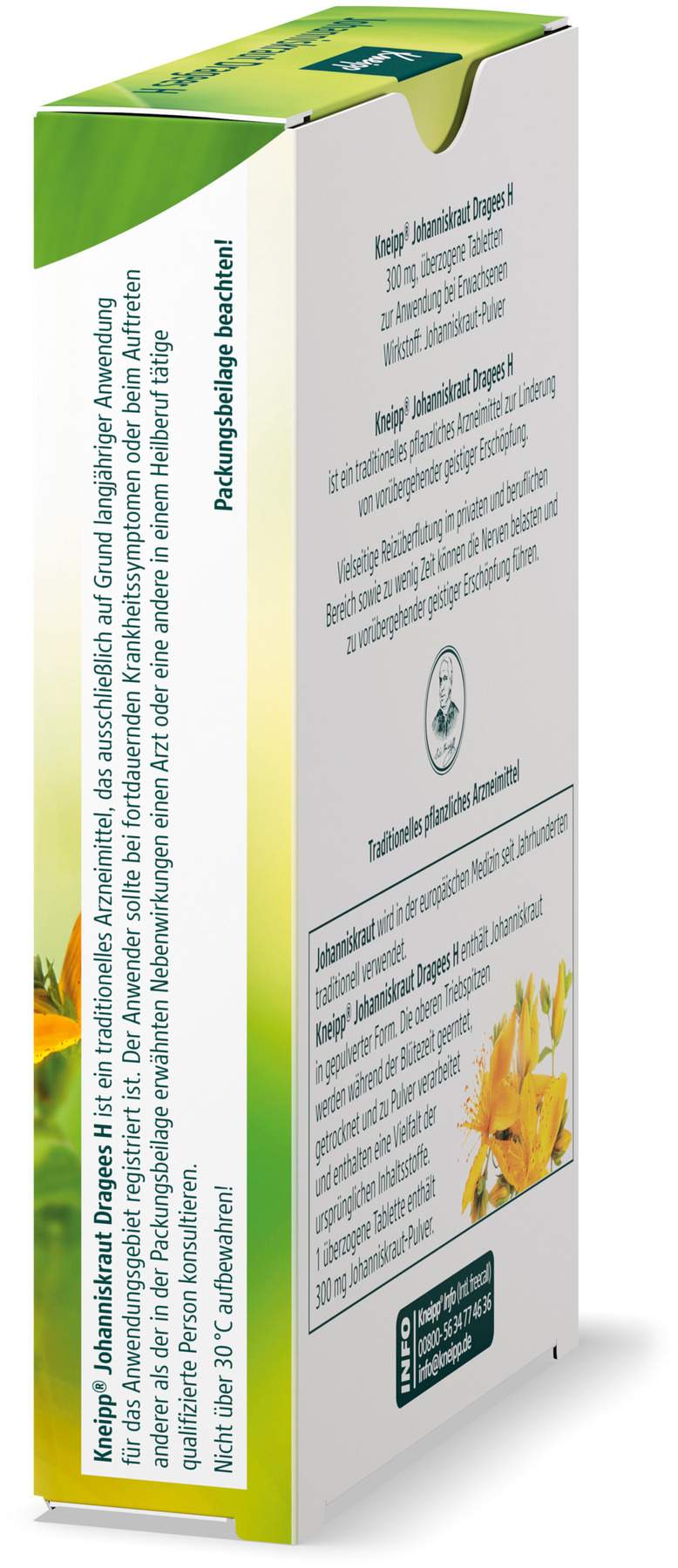 Kneipp Johanniskraut Dragees H 40 Überzogene Tabletten