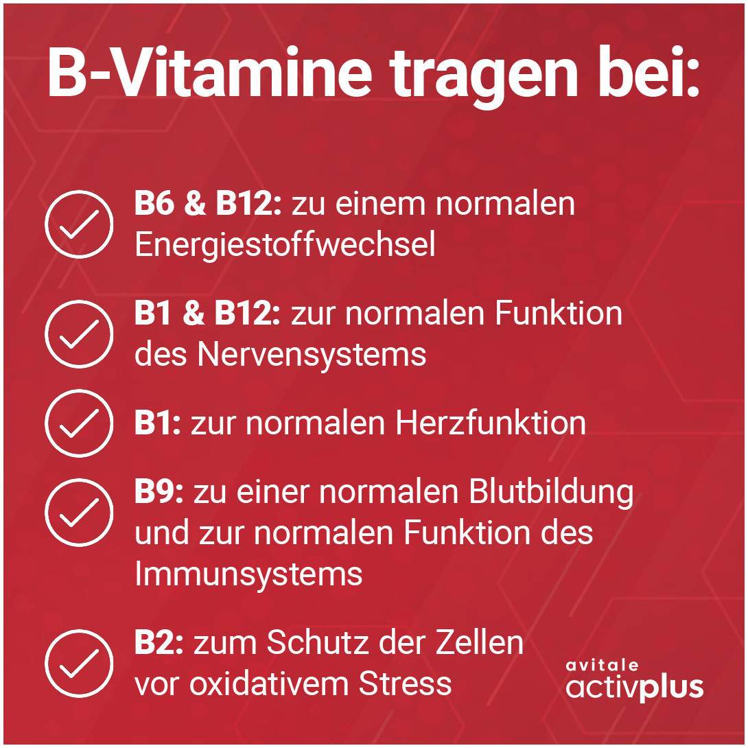 Activplus Vitamin B Komplex 180 Tabletten