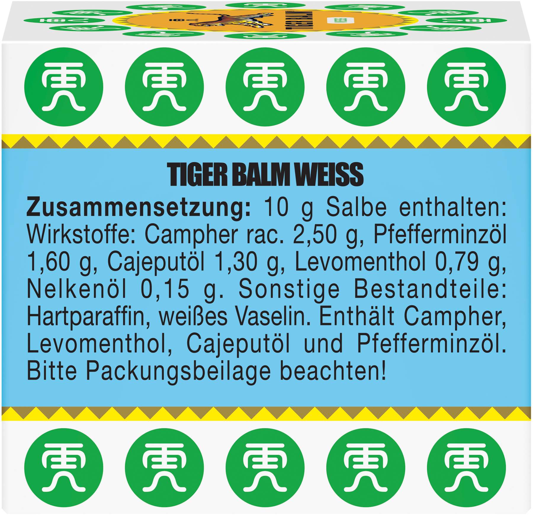 Tiger Balm weiß 19,4 g salbe