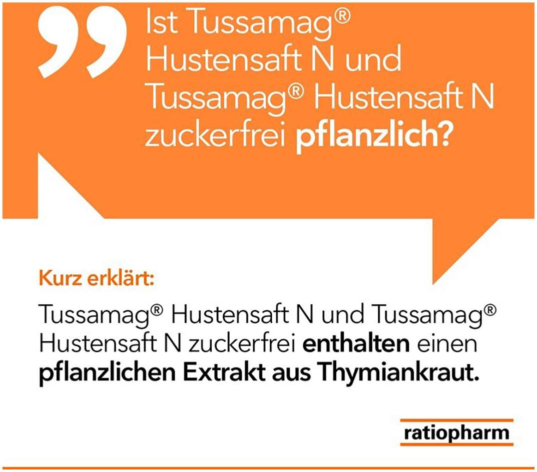 Tussamag Hustensaft N 175 g Saft zuckerfrei