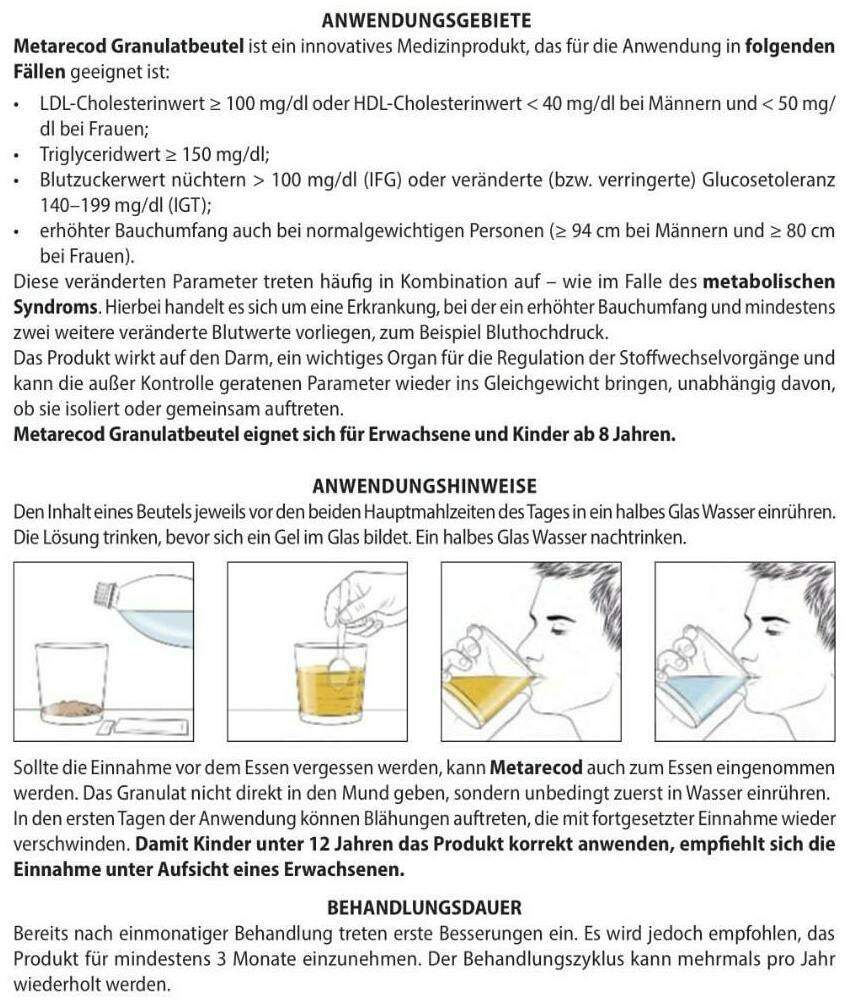 Metarecod Granulat 40 Beutel