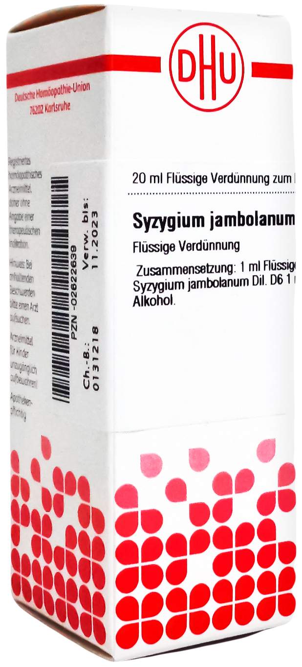 Dhu Syzygium Jambolanum D6 Dilution