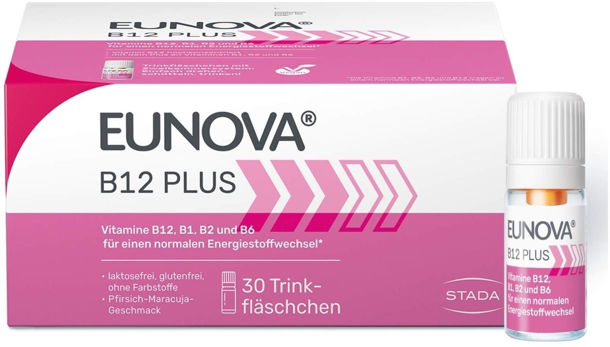 Eunova B12 Plus 30 x 8 ml Trinkfläschchen