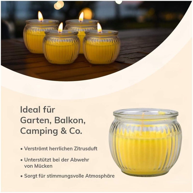 Citronella Kerze in Glas