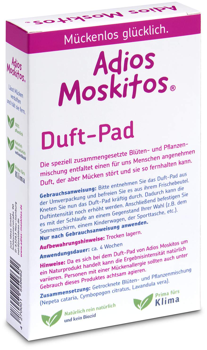 Adios Moskitos Duft-Pad 1 Stück