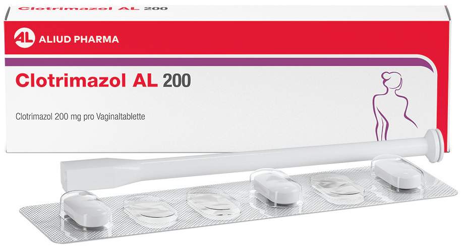 Clotrimazol AL 200  3 Vaginaltabletten