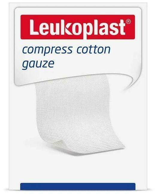 Leukoplast Compress Cotton Gauze 10 cm X 10 cm 50 Kopressen